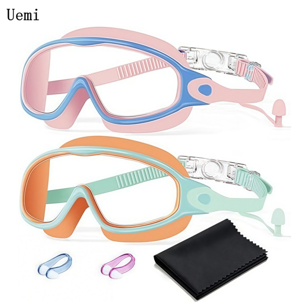 Swim Goggles Anti Fog Uv - Kids Swim Goggles with Swim Cap,