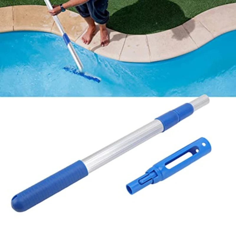 Pool Skimmer Net - Telescopic Adjustable Pool Pole Aluminum Plastic