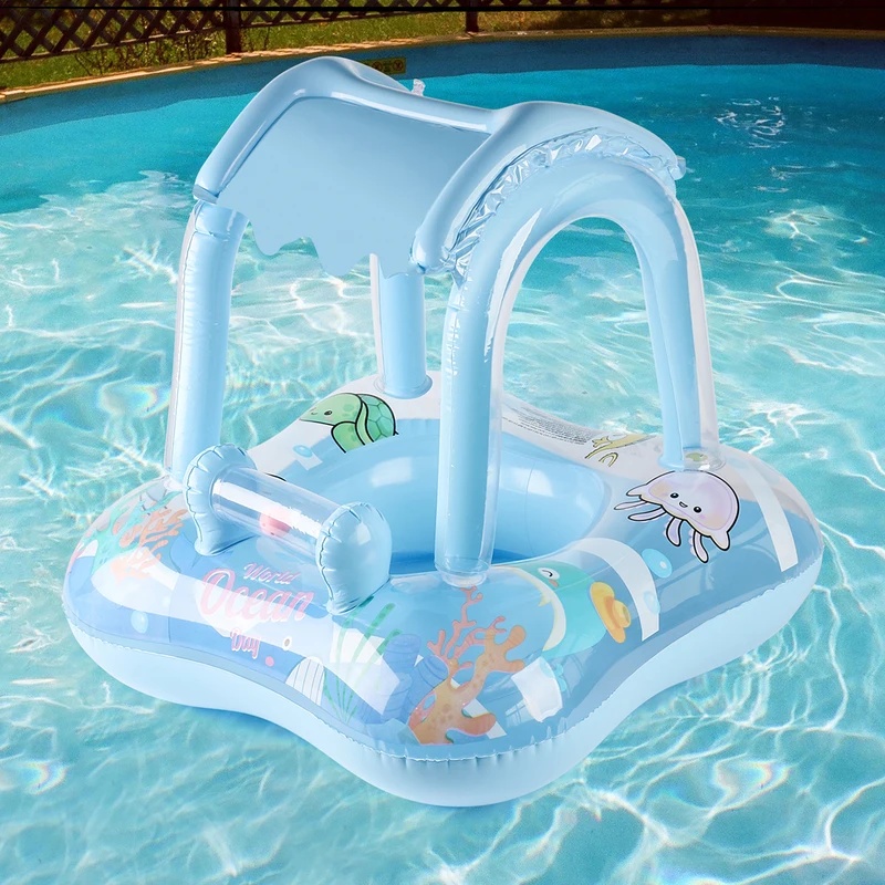 Pool Float Ring Inflatable - Inflatable Pool Float Lounger With Sun