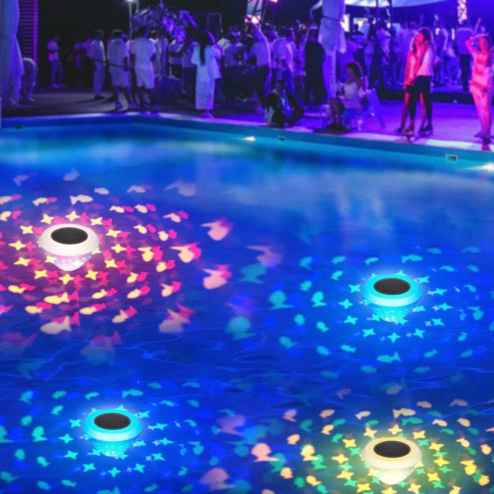 Floating Lights Waterproof Col - đánh giá và giá Pool Light Solar Rechargeable