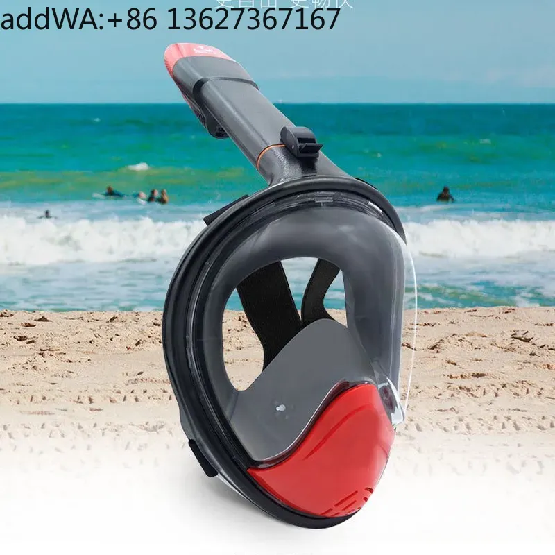Dry snorkeling mask, adult ful - đánh giá và giá Snorkel Mask Full Face