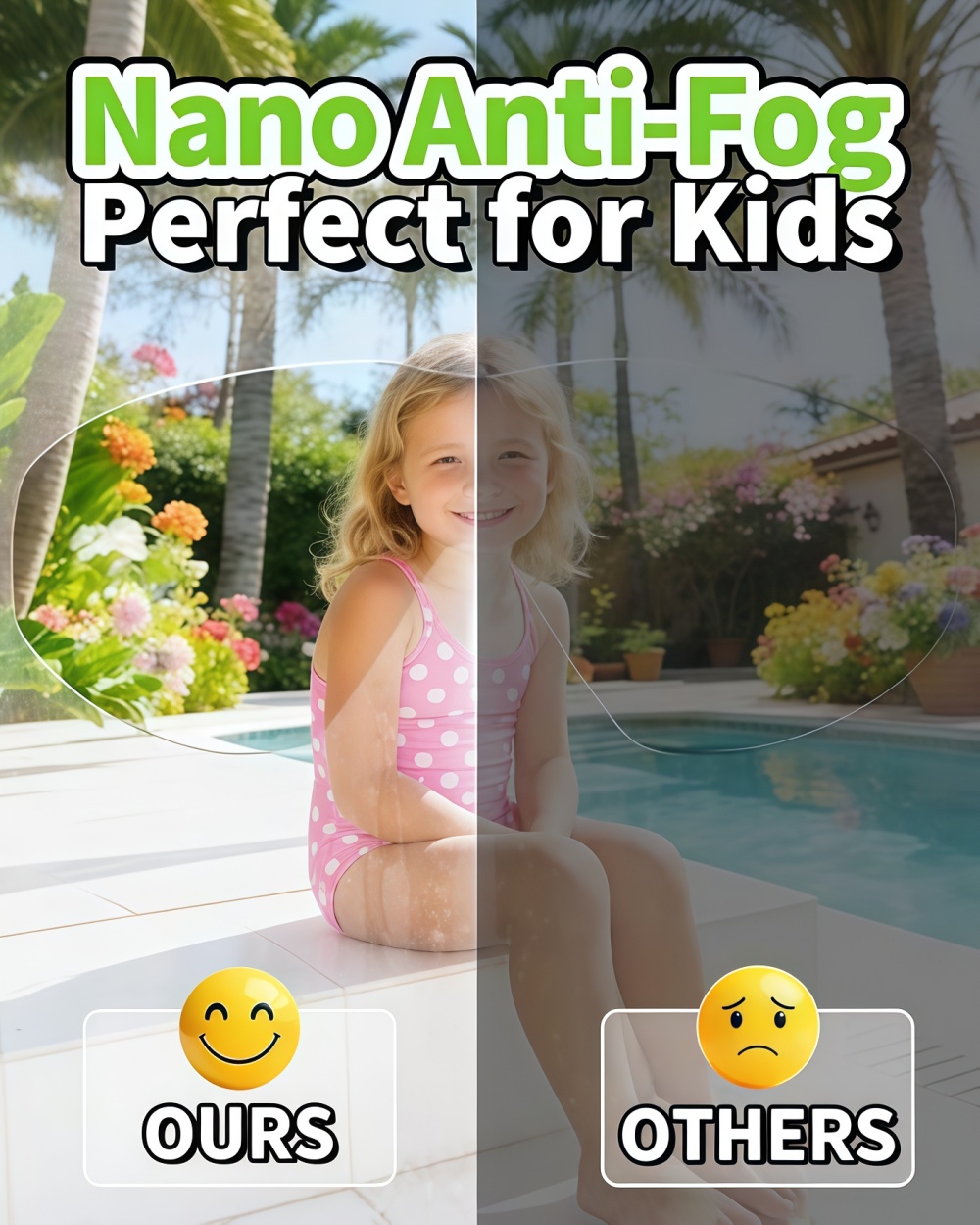 Kids Swim Goggles with Swim Ca - đánh giá và giá Swim Goggles Anti Fog Uv