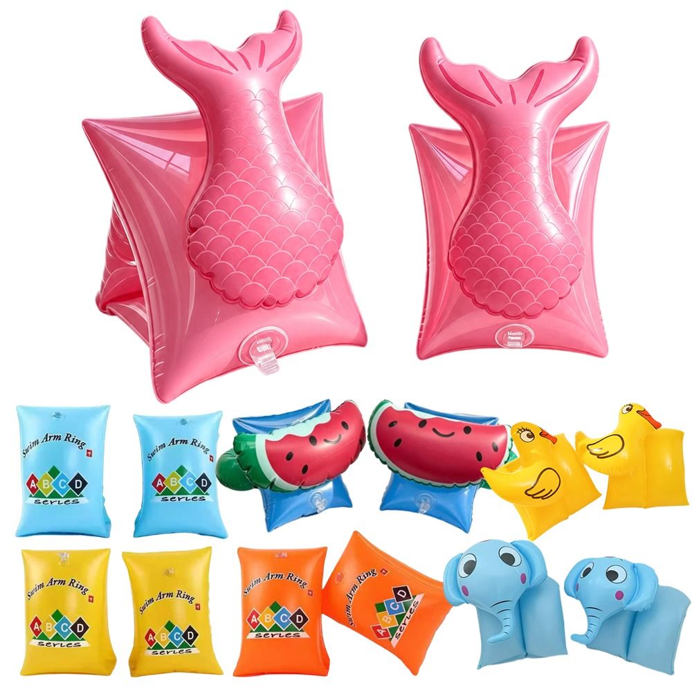 1Pairs Fashion Inflatable Arm  - đánh giá và giá Pool Float Ring Inflatable