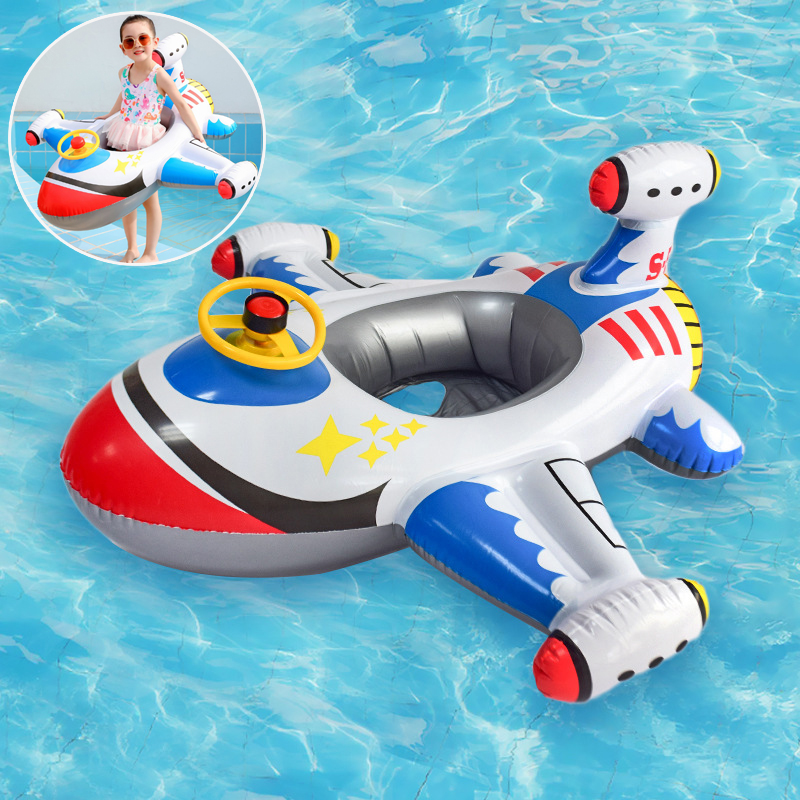 Baby Swimming Circle Airplane  - đánh giá và giá Pool Float Ring Inflatable