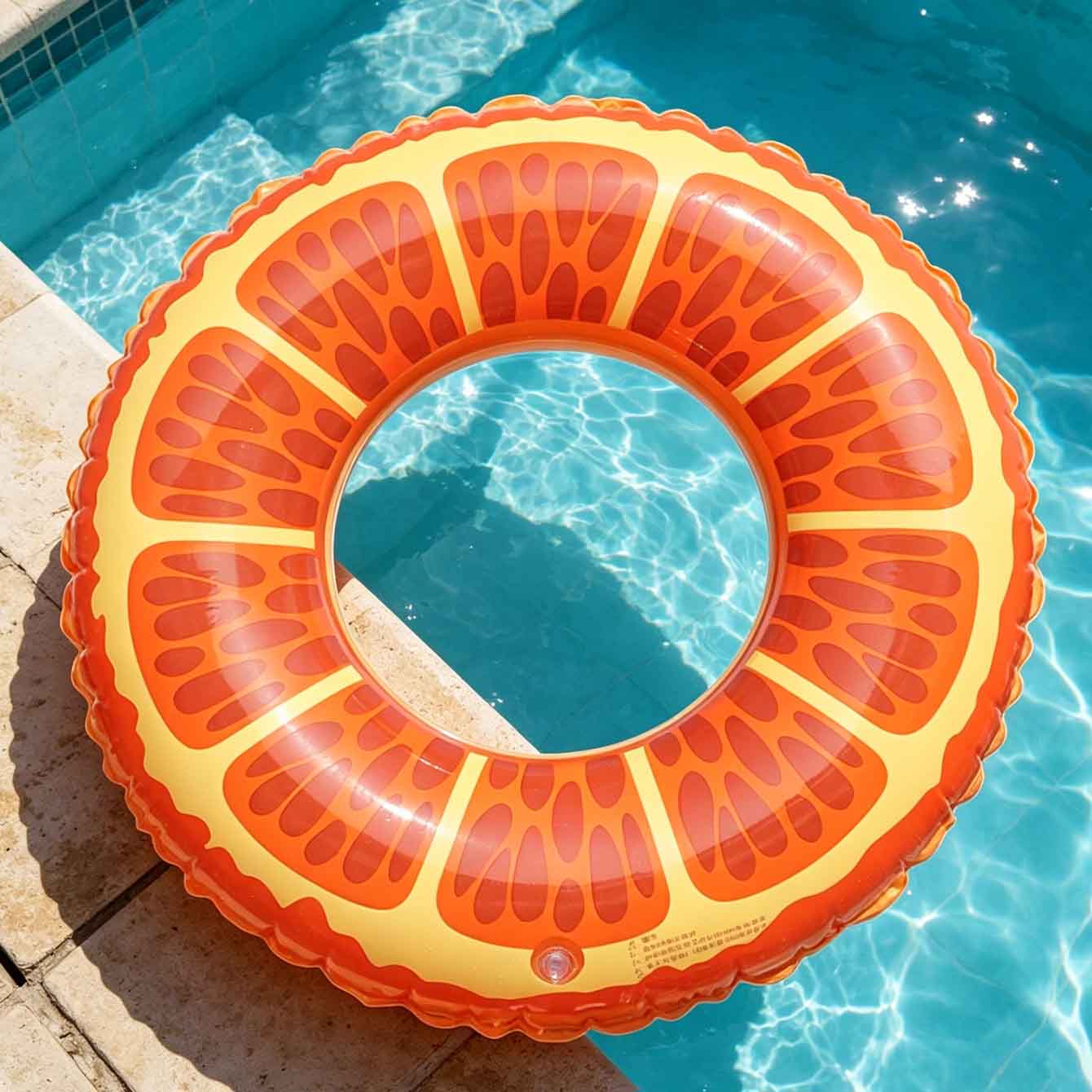 1PC Orange Slice Inflatable Sw - đánh giá và giá Pool Float Ring Inflatable