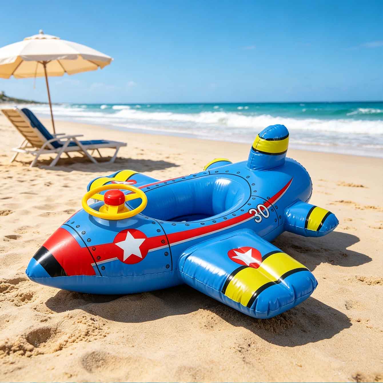 1PC Airplane Swimming Float In - đánh giá và giá Pool Float Ring Inflatable