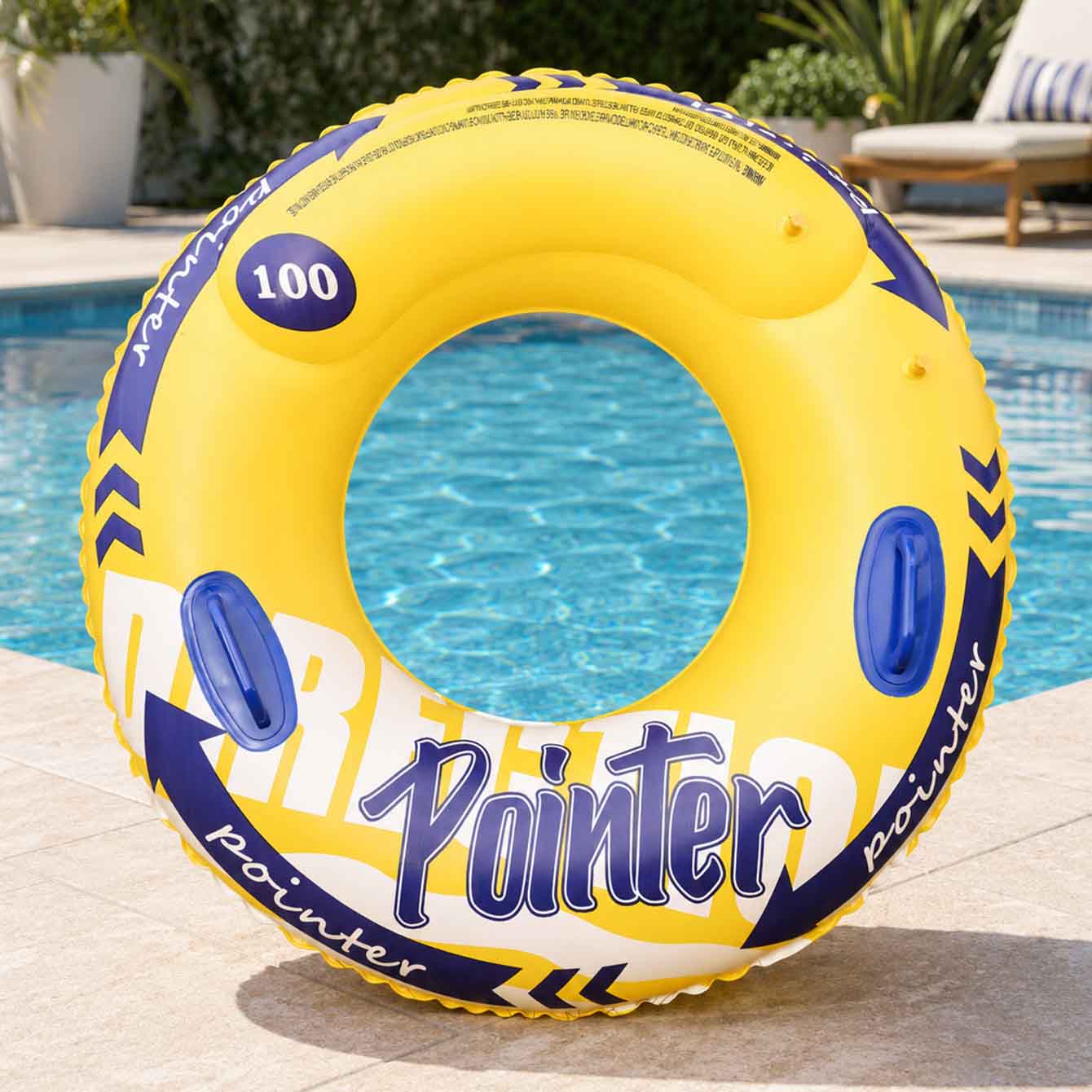 1PC Inflatable Swim Ring with  - đánh giá và giá Pool Float Ring Inflatable